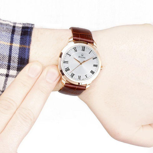 Orologio Uomo Bulova 97A107 Dress acciaio dorato | Gioiellitosti.it